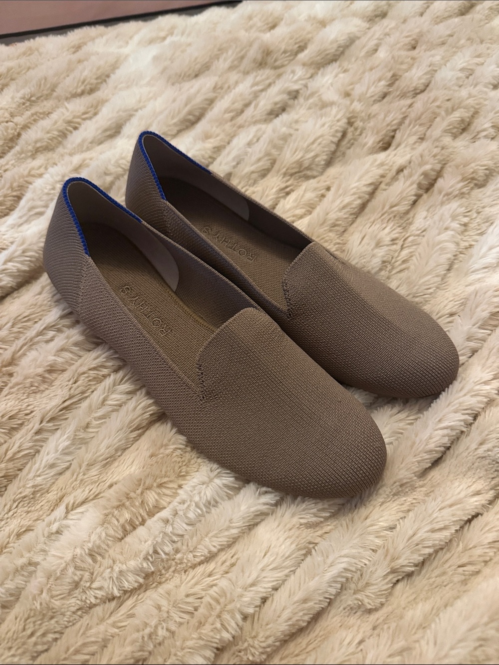 Rothy's Taupe Women’s Loafer Knit Flats in Portobello 8.5 9